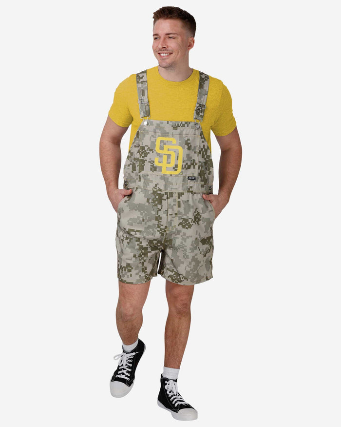 San Diego Padres Mens Thematic Bib Shortalls FOCO S - FOCO.com