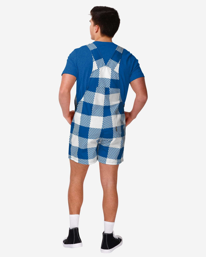 Duke Blue Devils Mens Plaid Bib Shortalls FOCO - FOCO.com