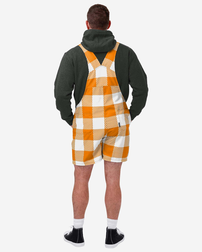 Tennessee Volunteers Mens Plaid Bib Shortalls FOCO - FOCO.com