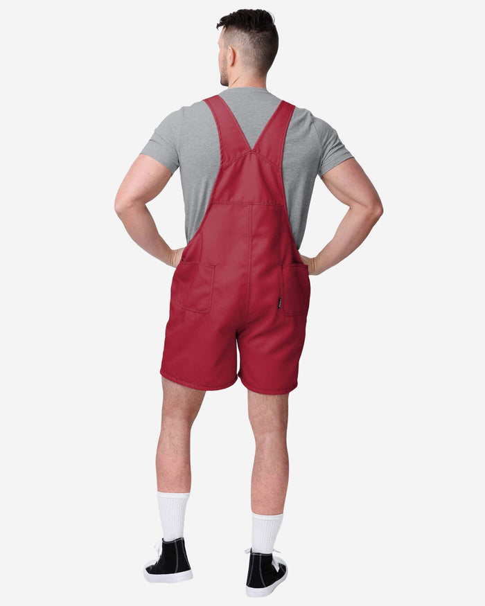 Alabama Crimson Tide Mens Solid Big Logo Bib Shortalls FOCO - FOCO.com