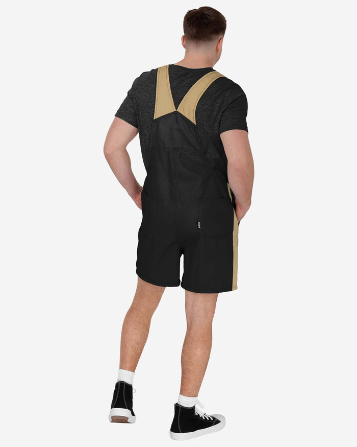 New Orleans Saints Mens Team Stripe Bib Shortalls FOCO - FOCO.com