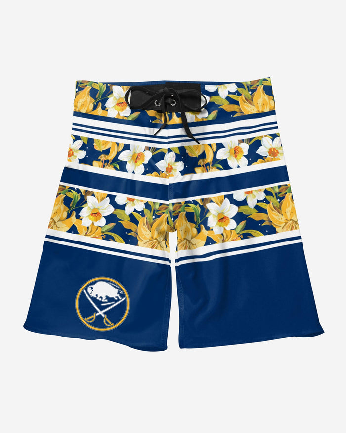 Buffalo Sabres Floral Stripe Boardshorts FOCO - FOCO.com