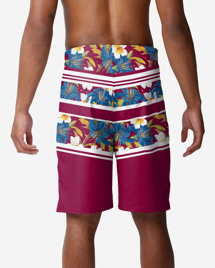 Colorado Avalanche Floral Stripe Boardshorts FOCO - FOCO.com