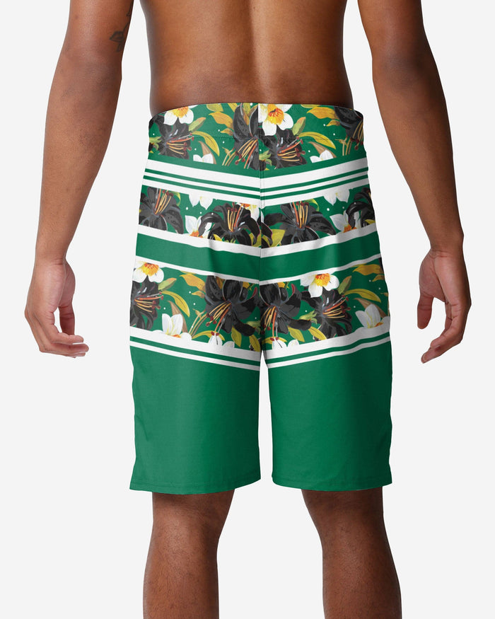 Dallas Stars Floral Stripe Boardshorts FOCO - FOCO.com