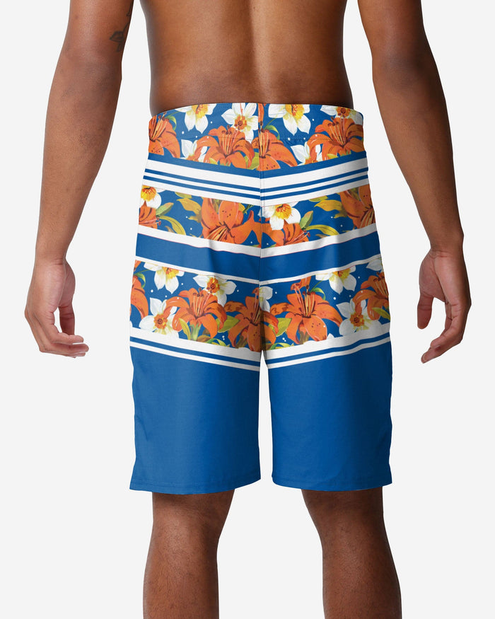 New York Islanders Floral Stripe Boardshorts FOCO - FOCO.com