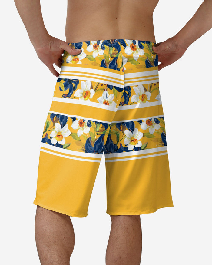 Nashville Predators Floral Stripe Boardshorts FOCO - FOCO.com