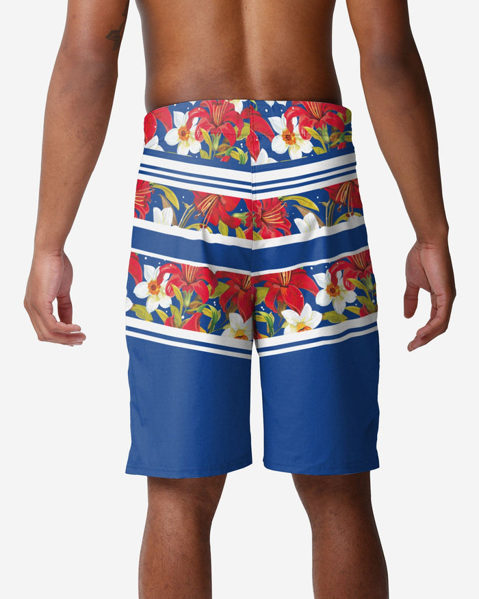 New York Rangers Floral Stripe Boardshorts FOCO - FOCO.com