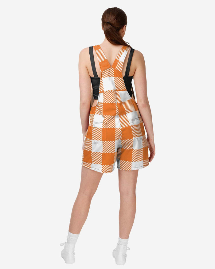 Baltimore Orioles Womens Plaid Bib Shortalls FOCO - FOCO.com