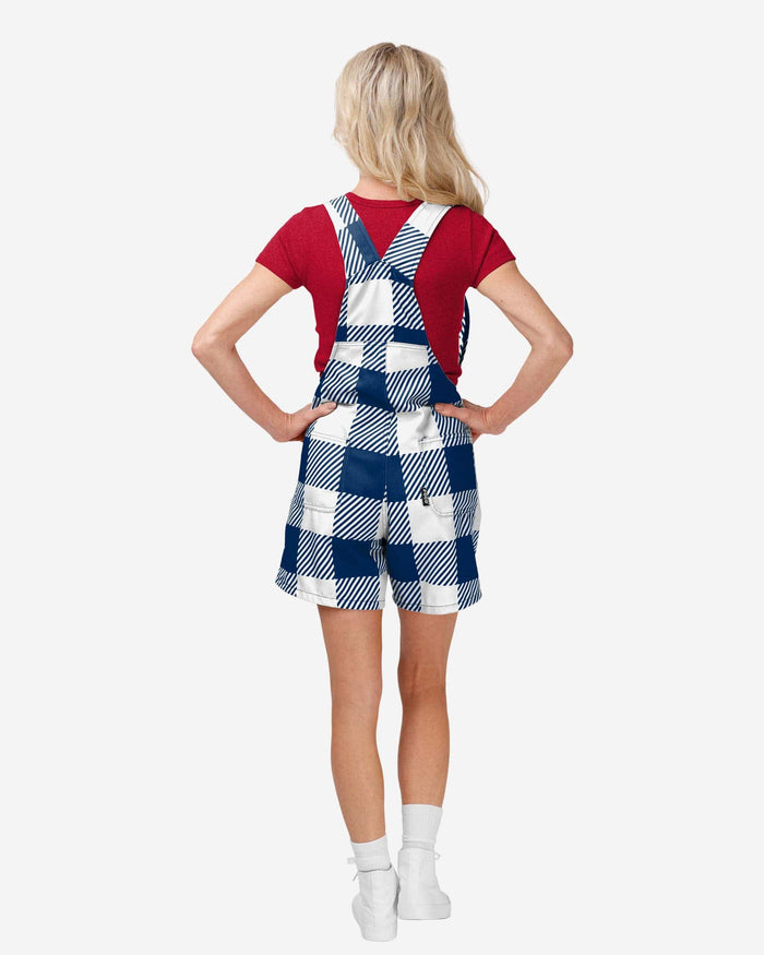 Minnesota Twins Womens Plaid Bib Shortalls FOCO - FOCO.com