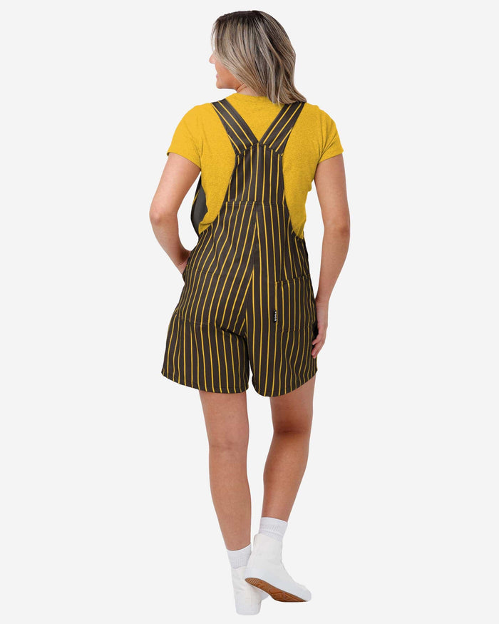 San Diego Padres Womens Pinstripe Bib Shortalls FOCO - FOCO.com