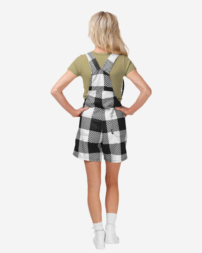 Colorado Buffaloes Womens Plaid Bib Shortalls FOCO - FOCO.com