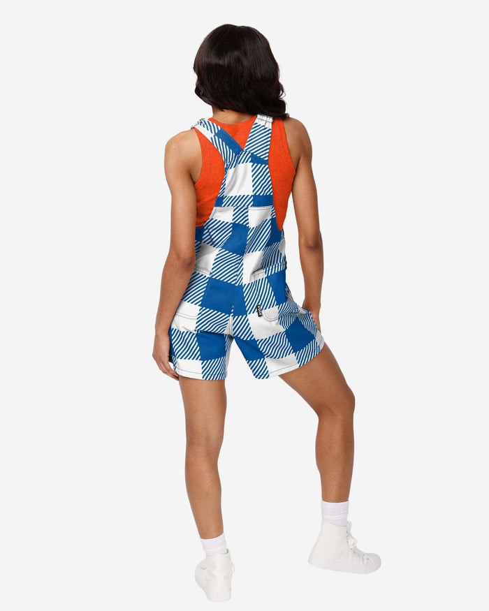 Florida Gators Womens Plaid Bib Shortalls FOCO - FOCO.com