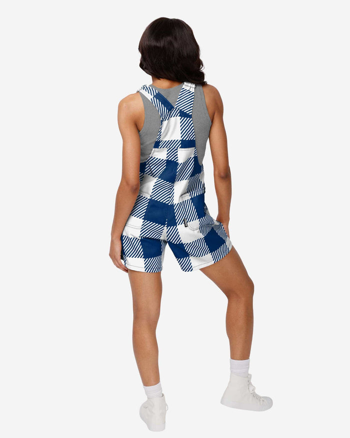 Penn State Nittany Lions Womens Plaid Bib Shortalls FOCO - FOCO.com