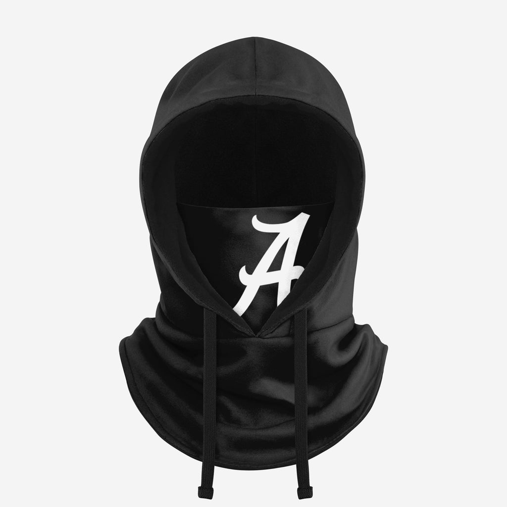 Alabama Crimson Tide Black Drawstring Hooded Gaiter FOCO - FOCO.com