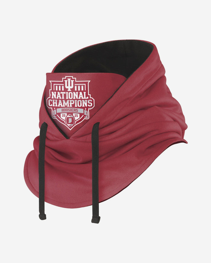 Indiana Hoosiers 2025 Football National Champions Drawstring Hooded Gaiter FOCO - FOCO.com