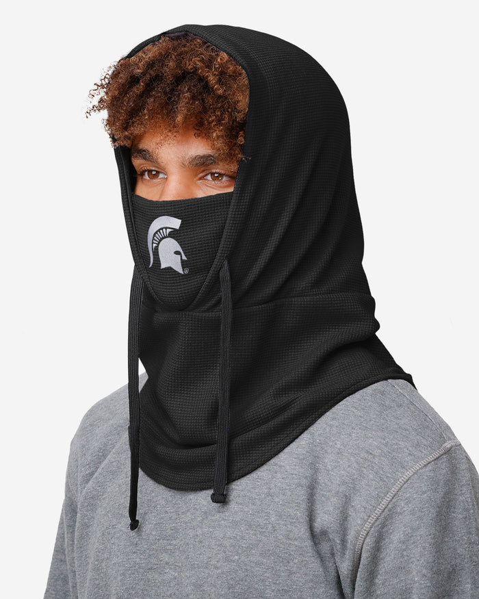 Michigan State Spartans Waffle Drawstring Hooded Gaiter FOCO - FOCO.com