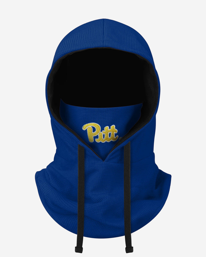 Pittsburgh Panthers Waffle Drawstring Hooded Gaiter FOCO - FOCO.com