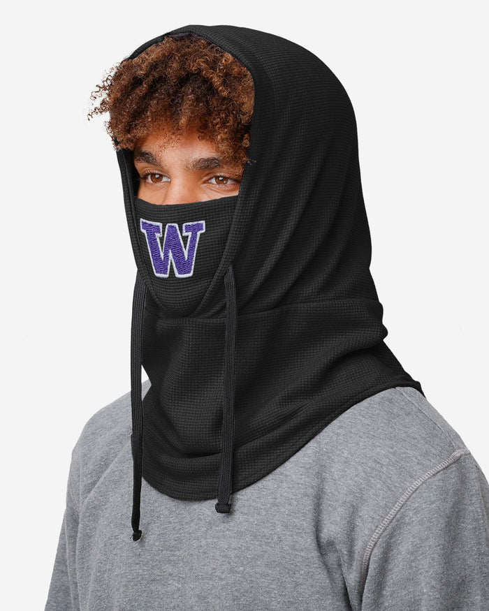 Washington Huskies Waffle Drawstring Hooded Gaiter FOCO - FOCO.com