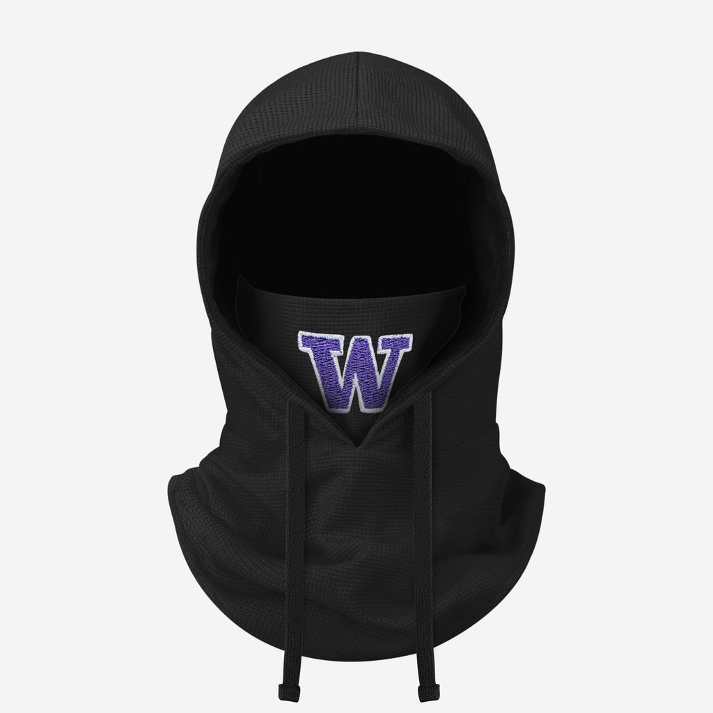 Washington Huskies Waffle Drawstring Hooded Gaiter FOCO - FOCO.com