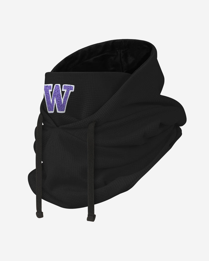 Washington Huskies Waffle Drawstring Hooded Gaiter FOCO - FOCO.com