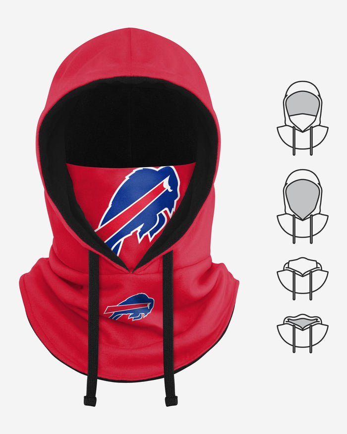 Buffalo Bills Alternate Team Color Drawstring Hooded Gaiter FOCO - FOCO.com