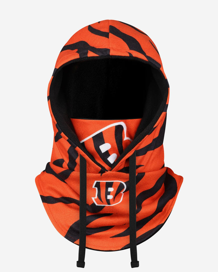 Cincinnati Bengals Alternate Team Color Drawstring Hooded Gaiter FOCO - FOCO.com