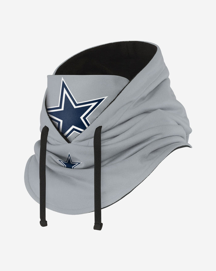 Dallas Cowboys Alternate Team Color Drawstring Hooded Gaiter FOCO - FOCO.com