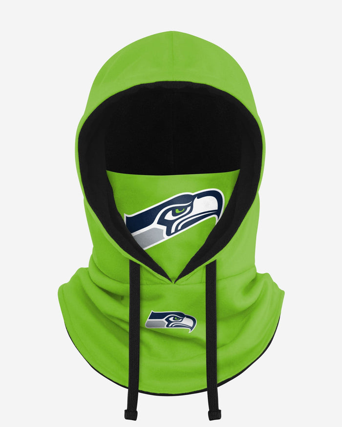 Seattle Seahawks Alternate Team Color Drawstring Hooded Gaiter FOCO - FOCO.com