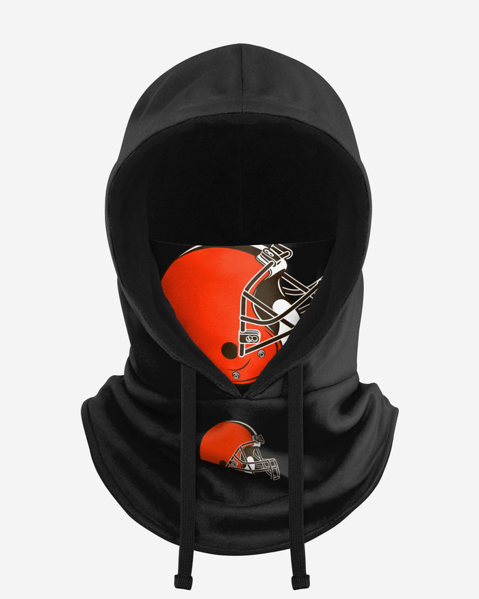 Cleveland Browns Black Drawstring Hooded Gaiter FOCO - FOCO.com