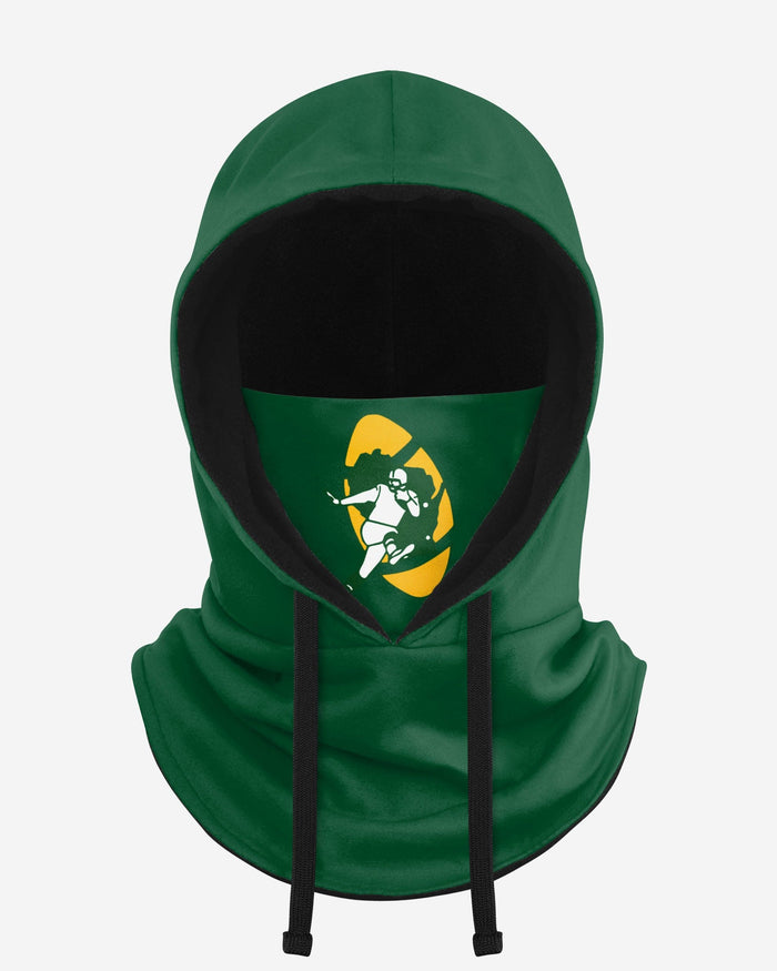 Green Bay Packers Retro Drawstring Hooded Gaiter FOCO - FOCO.com