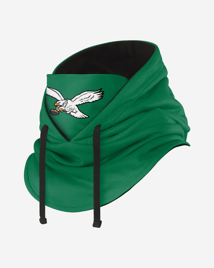 Philadelphia Eagles Retro Drawstring Hooded Gaiter FOCO - FOCO.com