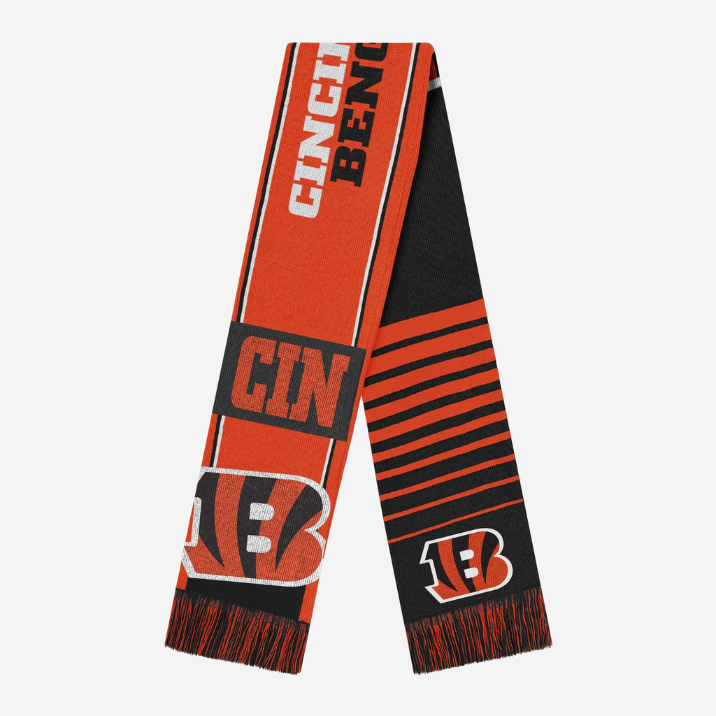 Cincinnati Bengals Reversible Thematic Scarf FOCO - FOCO.com