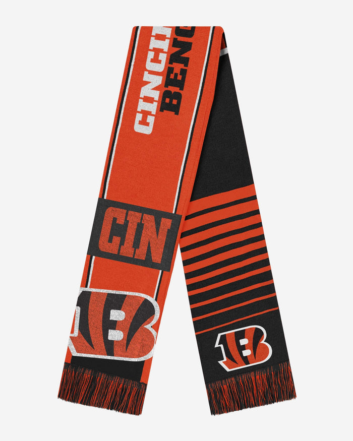 Cincinnati Bengals Reversible Thematic Scarf FOCO - FOCO.com