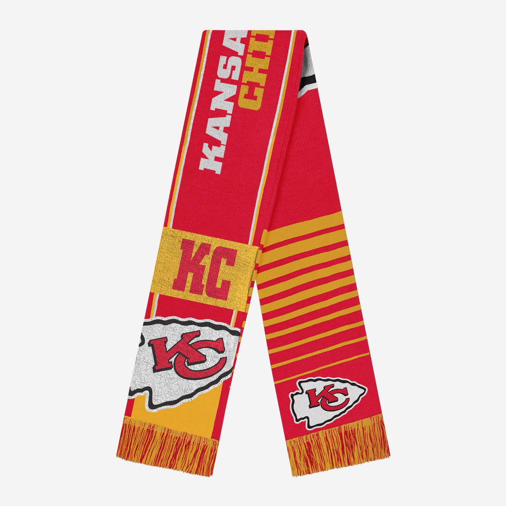 Kansas City Chiefs Reversible Thematic Scarf FOCO - FOCO.com