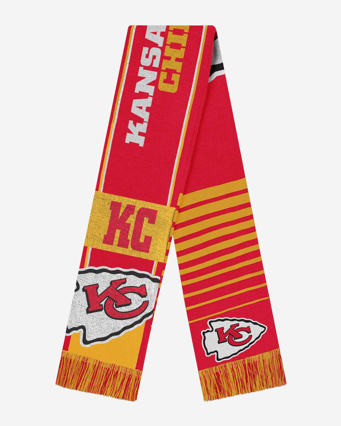 Kansas City Chiefs Reversible Thematic Scarf FOCO - FOCO.com