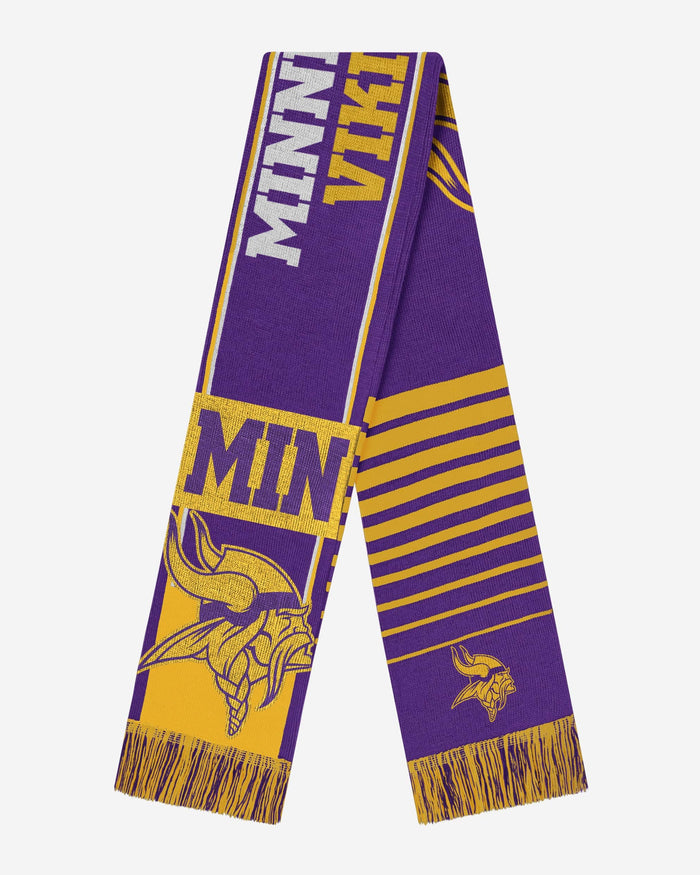 Minnesota Vikings Reversible Thematic Scarf FOCO - FOCO.com