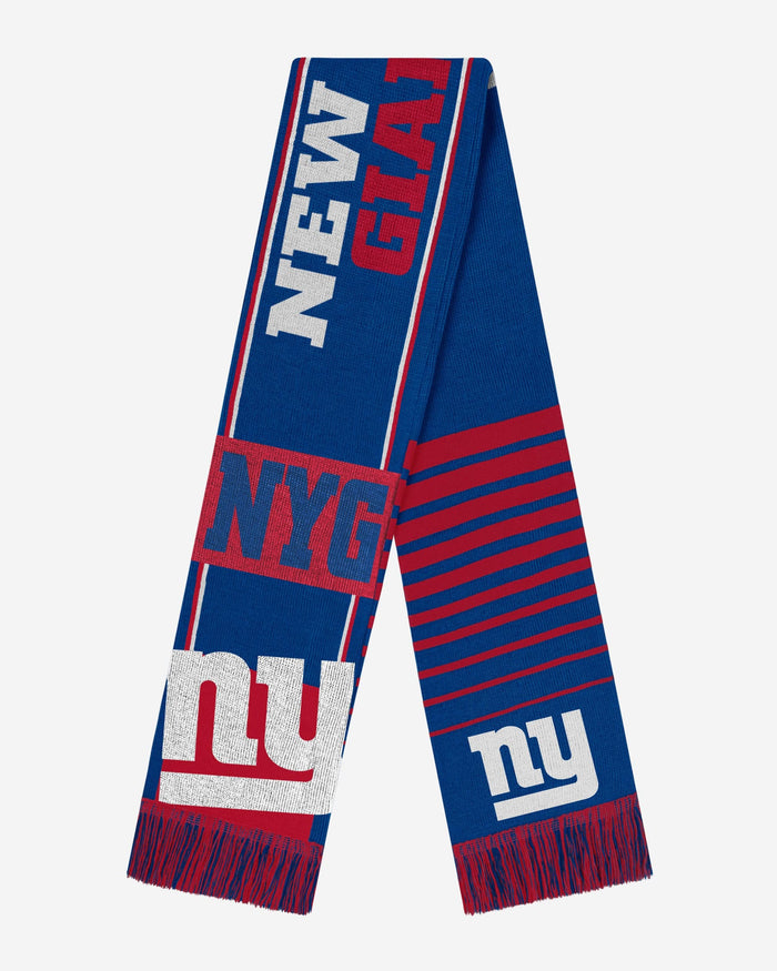 New York Giants Reversible Thematic Scarf FOCO - FOCO.com