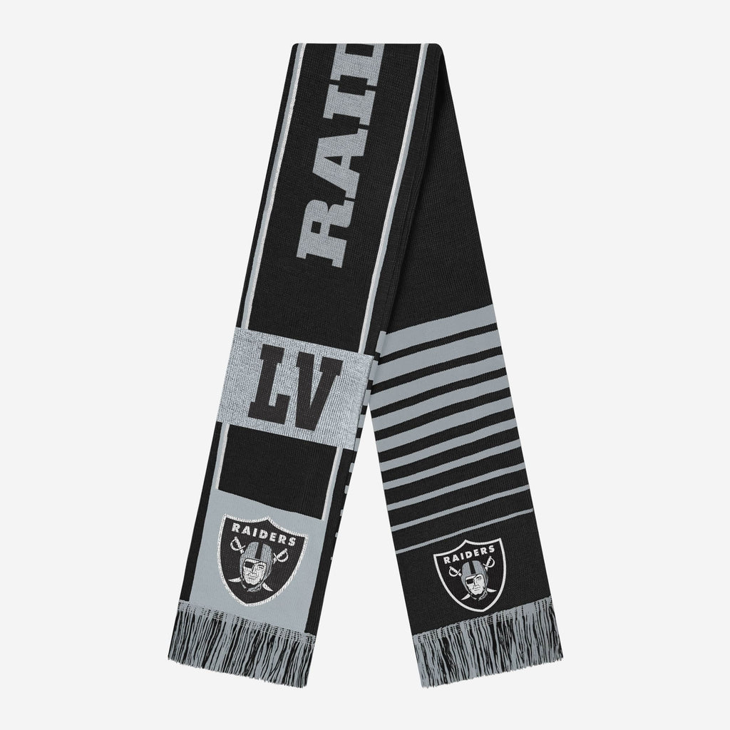 Las Vegas Raiders Reversible Thematic Scarf FOCO - FOCO.com