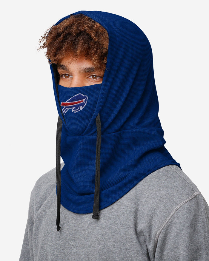 Buffalo Bills Waffle Drawstring Hooded Gaiter FOCO - FOCO.com