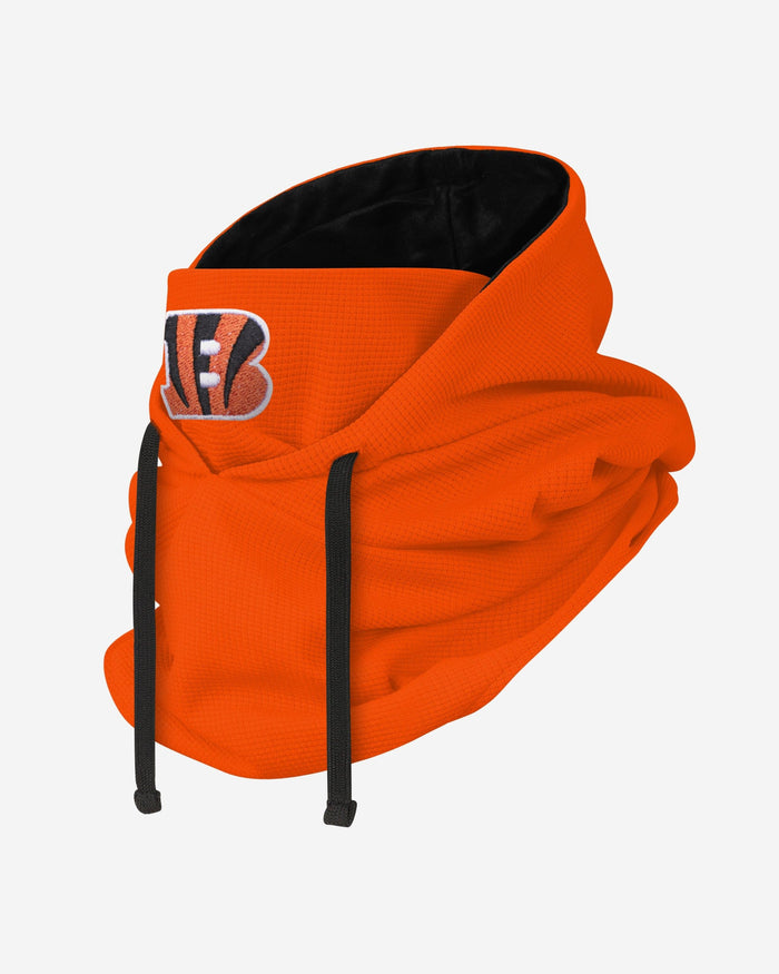 Cincinnati Bengals Waffle Drawstring Hooded Gaiter FOCO - FOCO.com