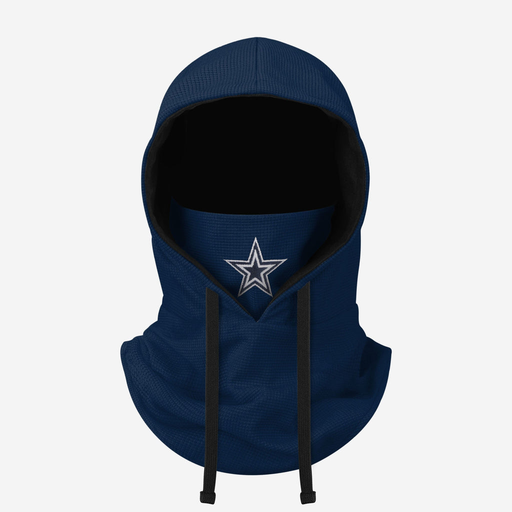 Dallas Cowboys Waffle Drawstring Hooded Gaiter FOCO - FOCO.com