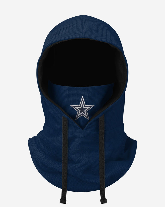 Dallas Cowboys Waffle Drawstring Hooded Gaiter FOCO - FOCO.com