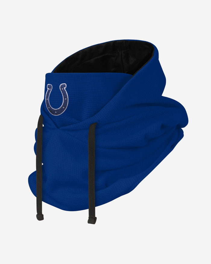 Indianapolis Colts Waffle Drawstring Hooded Gaiter FOCO - FOCO.com