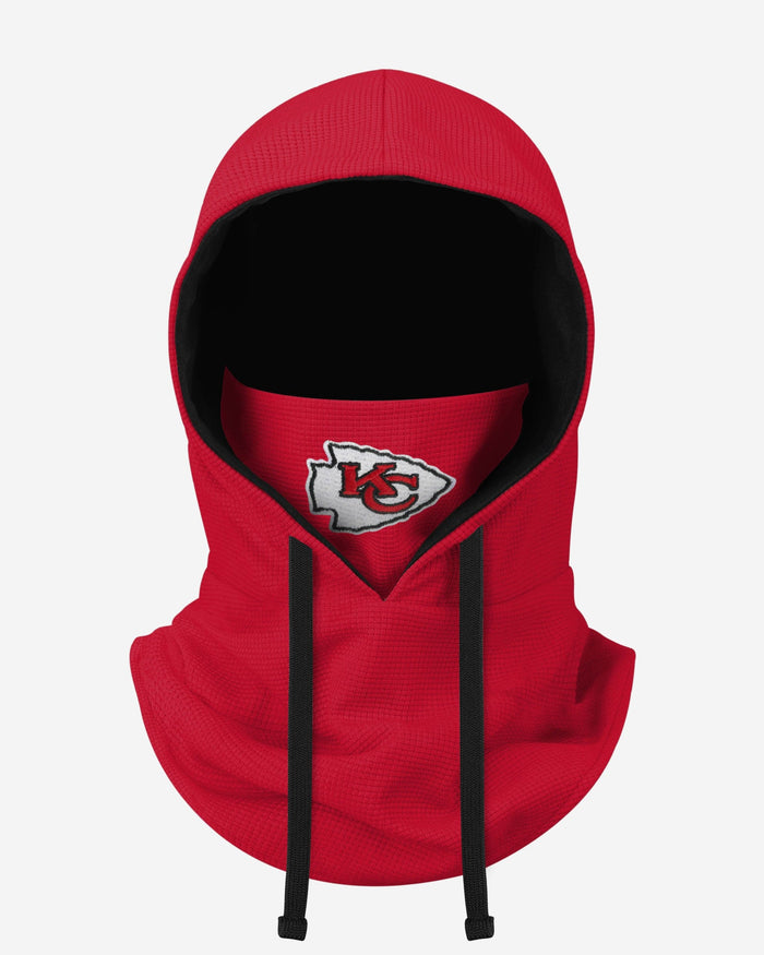 Kansas City Chiefs Waffle Drawstring Hooded Gaiter FOCO - FOCO.com