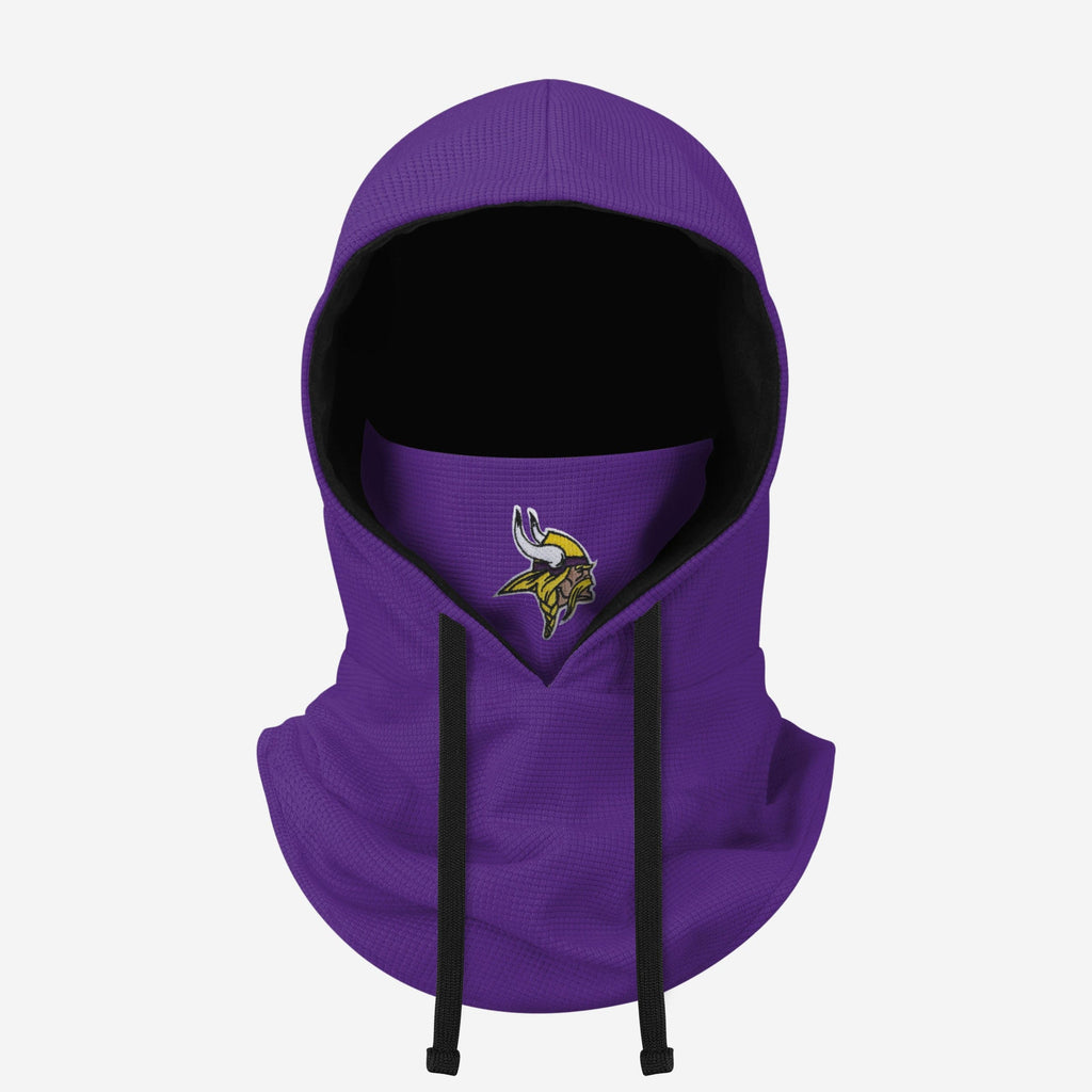 Minnesota Vikings Waffle Drawstring Hooded Gaiter FOCO - FOCO.com