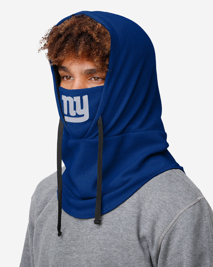 New York Giants Waffle Drawstring Hooded Gaiter FOCO - FOCO.com