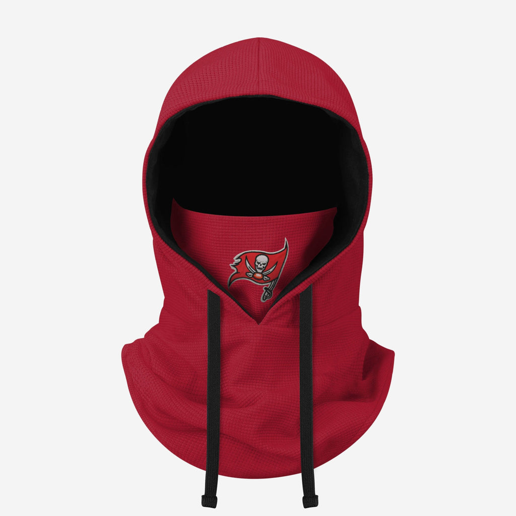 Tampa Bay Buccaneers Waffle Drawstring Hooded Gaiter FOCO - FOCO.com