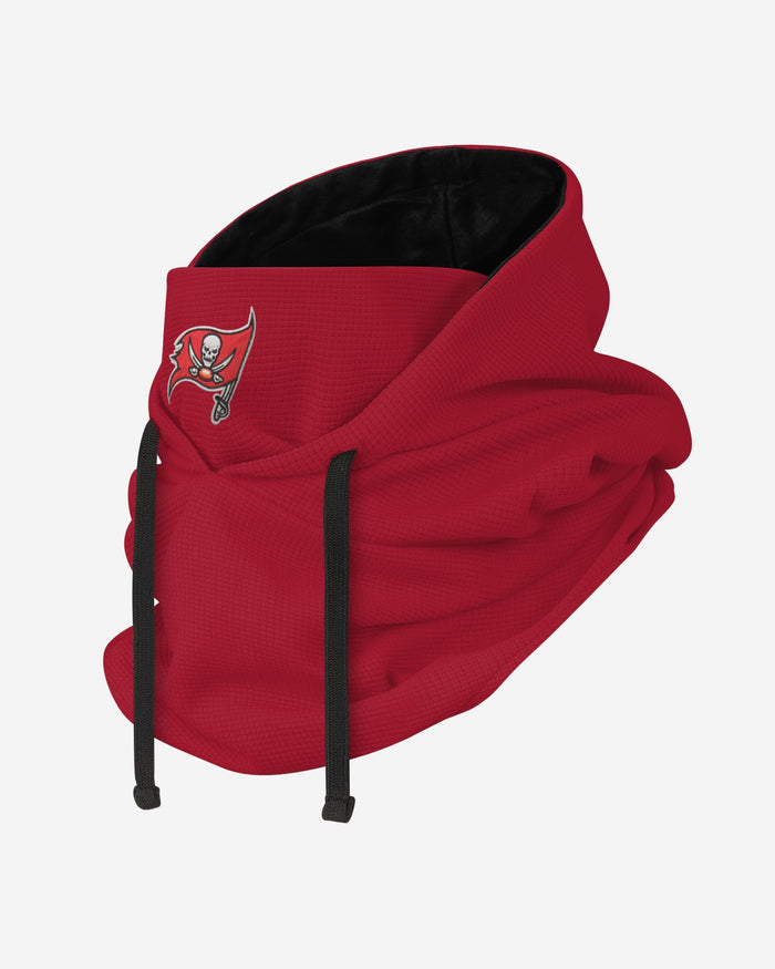 Tampa Bay Buccaneers Waffle Drawstring Hooded Gaiter FOCO - FOCO.com