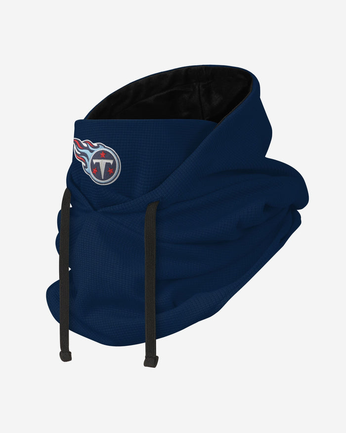 Tennessee Titans Waffle Drawstring Hooded Gaiter FOCO - FOCO.com