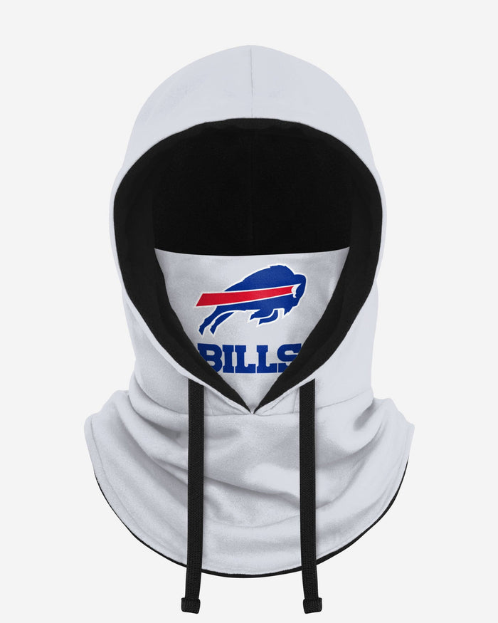 Buffalo Bills White Drawstring Hooded Gaiter FOCO - FOCO.com